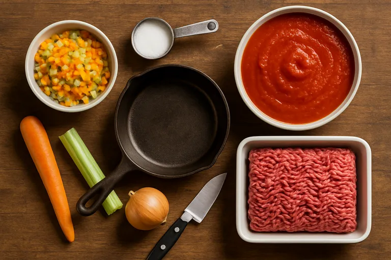 Ingrediënten en keukentools