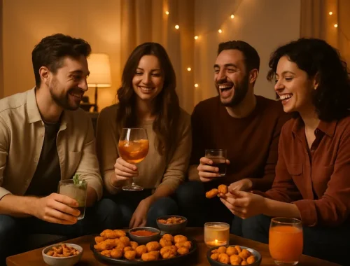 Zo organiseer je een ontspannen borrelavond met verrassende hapjes, fijne muziek en een warme sfeer