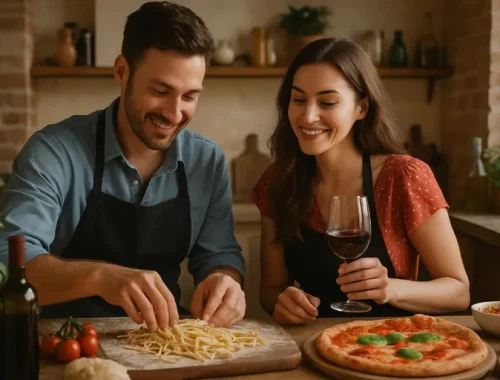 Italiaanse kookworkshop voor koppels: samen koken, proeven en genieten van la dolce vita