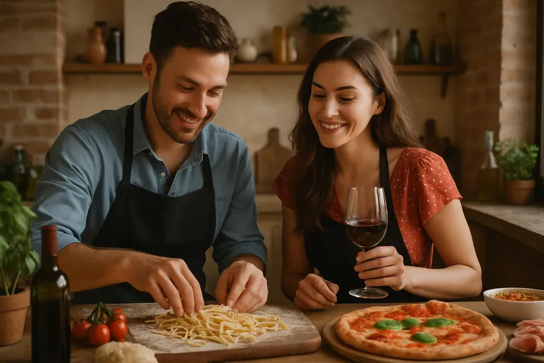 Italiaanse kookworkshop voor koppels: samen koken, proeven en genieten van la dolce vita