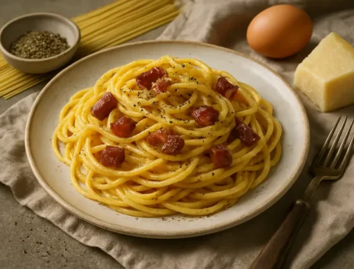 Romeinse eenvoud op je bord: klassieke carbonara zonder room