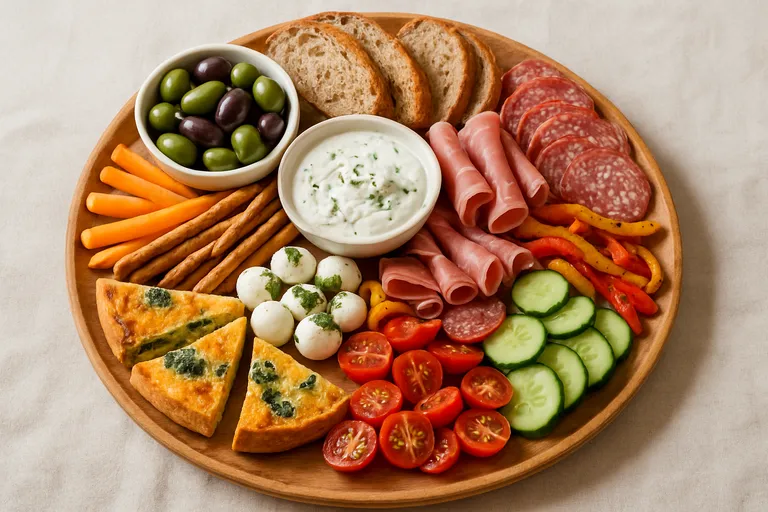 Wat is een lunch borrelplank