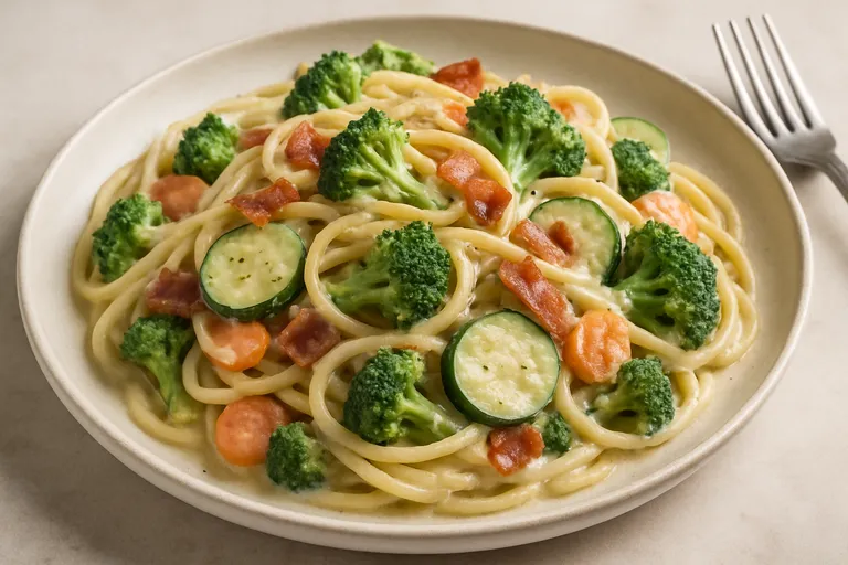 Wat is gezonde pasta carbonara